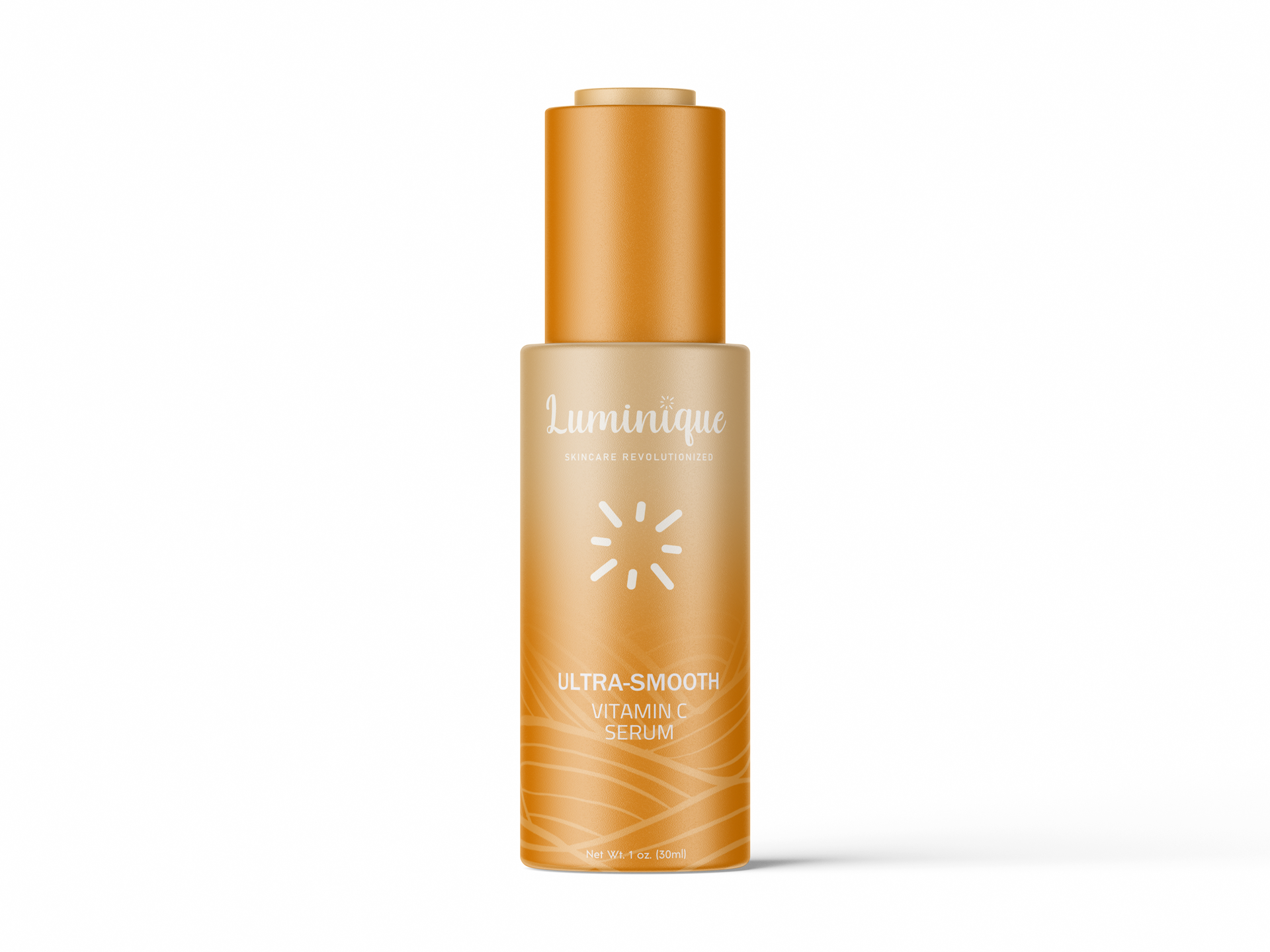 Luminique Ultra-Smooth Vitamin C Serum orange bottle